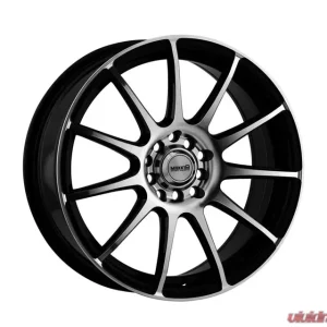 Maxxim Wheels Champ Wheel 17x7 4x1000/1080 40 SLMMBA Gloss Black w/Machine Face - Image 1