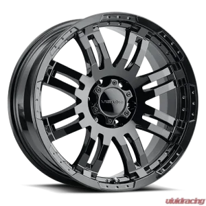 Vision 375 Warrior Wheel 15x6 5x5 0mm Gloss Black Machined Face - Image 1