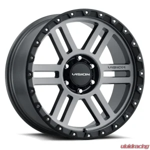 Vision 354 Manx 2 Wheel 17x9 5x5 12mm Satin Grey - Image 1