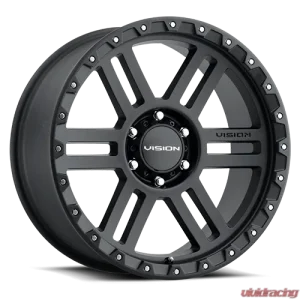 Vision 354 Manx 2 Wheel 18x9 5x5 -12mm Satin Black - Image 1