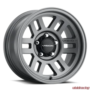 Vision 355 Manx 2 Wheel 15x7.50 5x5 -12mm Satin Gray - Image 1