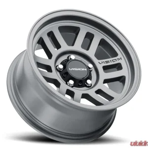 Vision 355 Manx 2 Wheel 15x7.50 6x5.5 -12mm Satin Gray - Image 2