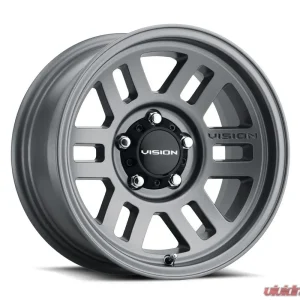 Vision 355 Manx 2 Wheel 16x8 5x4.5 0mm Satin Gray - Image 1