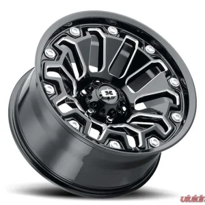 Vision 362 Armor Wheel 20x10 5x150 -25mm Gloss Black Milled Spoke - Image 2