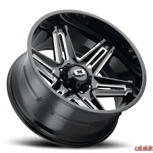 Vision 363 Razor Wheel 20x10 6x5.5 -25mm Gloss Black Milled Spoke - Image 2
