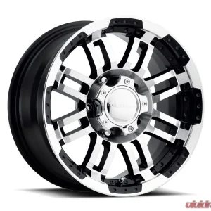 Vision 375 Warrior Wheel 15x6 5x4.5 0mm Gloss Black Machined Face - Image 1