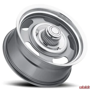 Vision 55 Rally Alumunum Wheel 17x7 5x4.75 | 5x5 0mm Gunmetal Machined Lip - Image 2