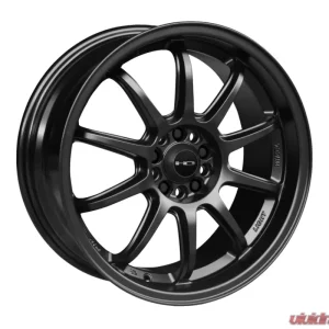HD Clutch Wheel 16x7 5x100|114.3 40mm All Satin Black - Image 1