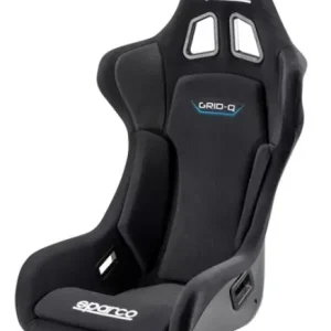 Sparco Cloth Grid Q Competition Racing Seat Black - Image 1
