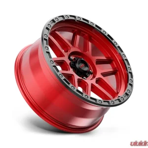 KMC KM544 Mesa Wheel 20x9 5x127 0mm Candy Red w/ Black Lip - Image 2