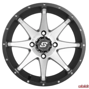 Sedona Storm Wheel 14x7 4x156 4+3 Black|Silver - Image 2