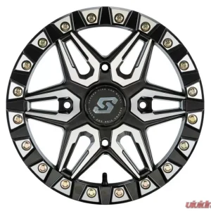 Sedona Split 6 Beadlock Wheel 15x7 4x137 5+1 Black - Image 2