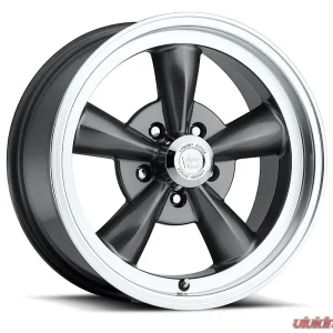Vision 141 Legend 5 Wheel 17x8 5x5 0mm Gunmetal Machined Lip - Image 1