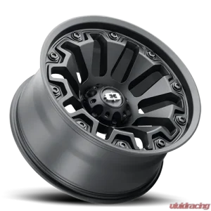 Vision 362 Armor Wheel 20x9 5x5 10mm Satin Black with Black Bolt Inserts - Image 2
