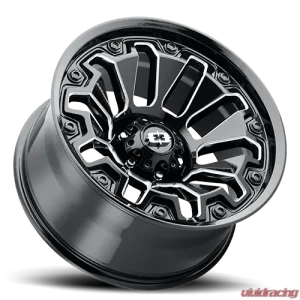 Vision 362 Armor Wheel 18x9 5x5 -12mm Gloss Black Milled Spoke with Black Bolt Inserts - Image 2