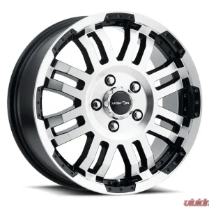 Vision 375 Warrior Wheel 18x7.50 6x130 55mm Gloss Black Machined Face - Image 1