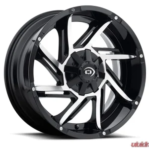 Vision 422 Prowler Wheel 20x12 5x150 -51mm Gloss Black Machined Face - Image 1