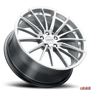 Vision 473 Axis Wheel 16x7.50 5x115 34mm Hyper Silver Machined Face - Image 2
