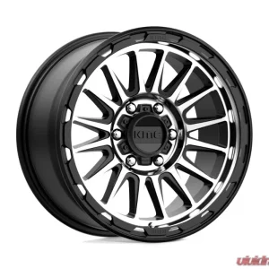 KMC KM542 Impact Wheel 16x7 5x114.3 30mm Satin Black Machined - Image 1