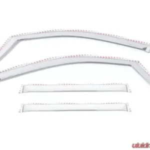 Putco Element Chrome Window Visors Crew Cab (4-Piece) Chevrolet Silverado | GMC Sierra 1500 2019-2020 - Image 1