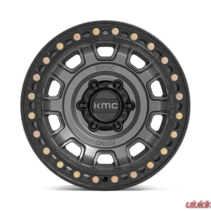 KMC KM236 Tank Beadlock Wheel 17x9 5x127 | 5x5 -38mm Anthracite - Image 3