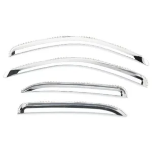 Putco Element Chrome Window Visors 4 Door - Double Cab Chevrolet Silverado 1500 LD 2014-2018 - Image 1