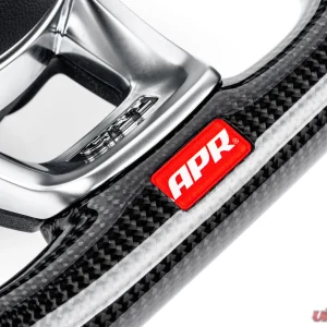 APR Steering Wheel Carbon Fiber Leather Red Paddles for Volkswagen MK7 GTI | GLI 2014-2019 - Image 3
