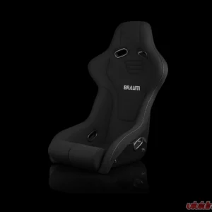 Braum Racing Falcon-R Series Fixed Back Bucket Seat (Each) - Black - Image 1