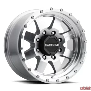 Raceline 935MC Defender Wheel 17x9 8x165.1 0mm Machined w/ Clear Coat - Image 1