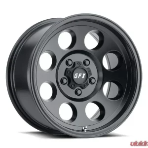 GF-X Wheels TR-16 Wheel 17x9 5x127 | 5x5 0mm Matte Black - Image 1