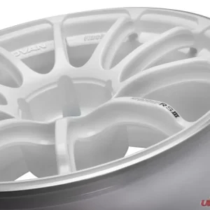 Advan RSIII Wheel 18x10.5 5x114.3 15mm Racing White Metallic & Ring - Image 3
