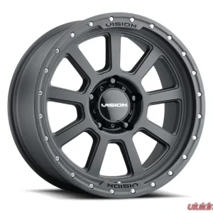 Vision 350 Ojos Wheel 17x9 5x5 12mm Satin Black - Image 1