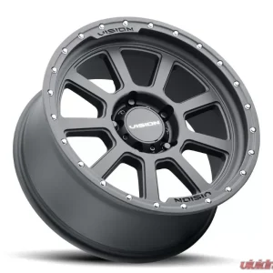Vision 350 Ojos Wheel 17x9 5x5 12mm Satin Black - Image 2