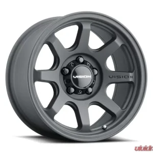 Vision 351 Flow Wheel 16x8 5x5 0mm Satin Black - Image 1