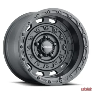 Vision 403 Tactical Wheel 17x10 5x5 -25mm Satin Black - Image 1