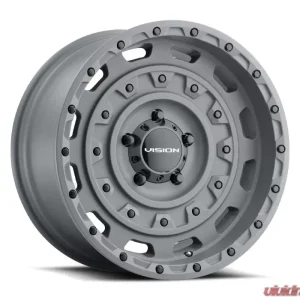 Vision 403 Tactical Wheel 17x10 5x5 -25mm Thrashed Gun Metal - Image 1