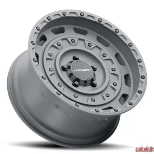 Vision 403 Tactical Wheel 17x10 5x5 -25mm Thrashed Gun Metal - Image 2