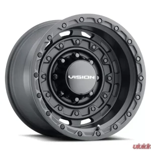 Vision 403 Tactical Wheel 17x10 8x6.5 -25mm Satin Black - Image 1