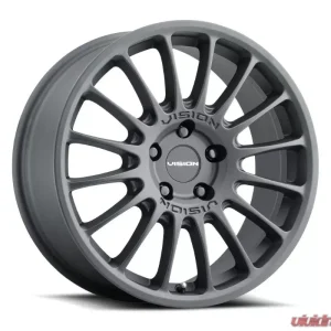 Vision 477 Monaco Wheel 17x8 5x112 38mm Satin Black - Image 1