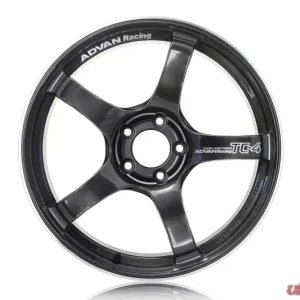 Advan TC-4 Wheel 18x9 5x112 25mm Black Gunmetallic & Ring - Image 2