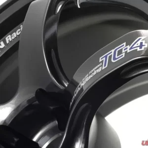 Advan TC-4 Wheel 18x9 5x112 25mm Black Gunmetallic & Ring - Image 4