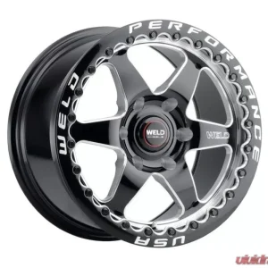 Weld Ventura 6 Beadlock S909 Wheel 20x10 6x135 38mm Gloss Black MIL - Black Ring - Image 1