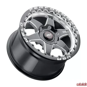 Weld Ventura 6 Beadlock S909 Wheel 17x10 6x139.7 25mm Gloss Black MIL - Black Ring - Image 3