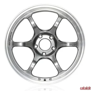 Advan Wheels Advan RG-D2 Wheel 17x8 5x114.3 44mm Hyper Black Racing Finish - Image 2