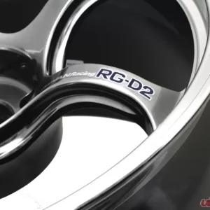 Advan Wheels Advan RG-D2 Wheel 17x9 5x114.3 62mm Hyper Black Racing Wheel - Image 5