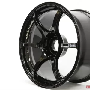 Advan RGIII Wheel 18x10.5 5x114.3 15mm Racing Gloss Black - Image 3