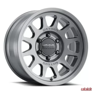 Method Race Wheels MR703 Bead Grip 16x8 6x5.5 0mm Gloss Titanium - Image 3