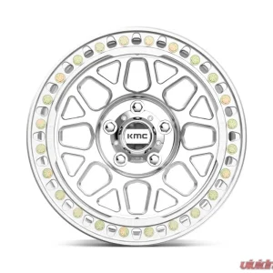 KMC KM235 Grenade Crawl Beadlock Wheel 17x8.5 6x139.7 0mm Machined - Image 3