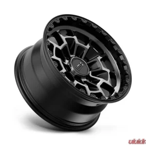 KMC KM718 Summit Wheel 16x8 6x139.7 0mm Satin Black w/ Gray Tint - Image 2