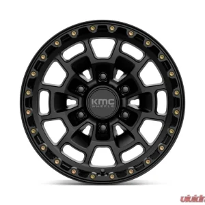 KMC KM718 Summit Wheel 16x8 6x139.7 0mm Satin Black - Image 3